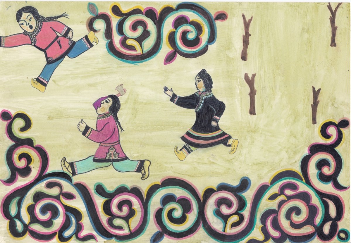 Нанайские узоры для детского сада