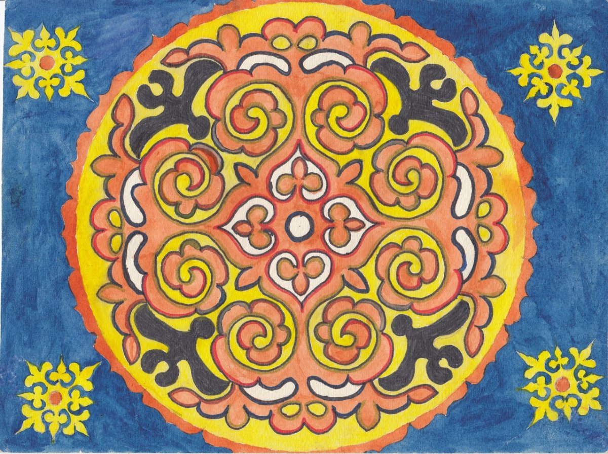 Нанайские узоры для детского сада