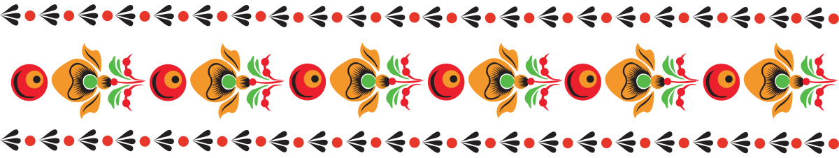 Узоры в русском стиле в линию