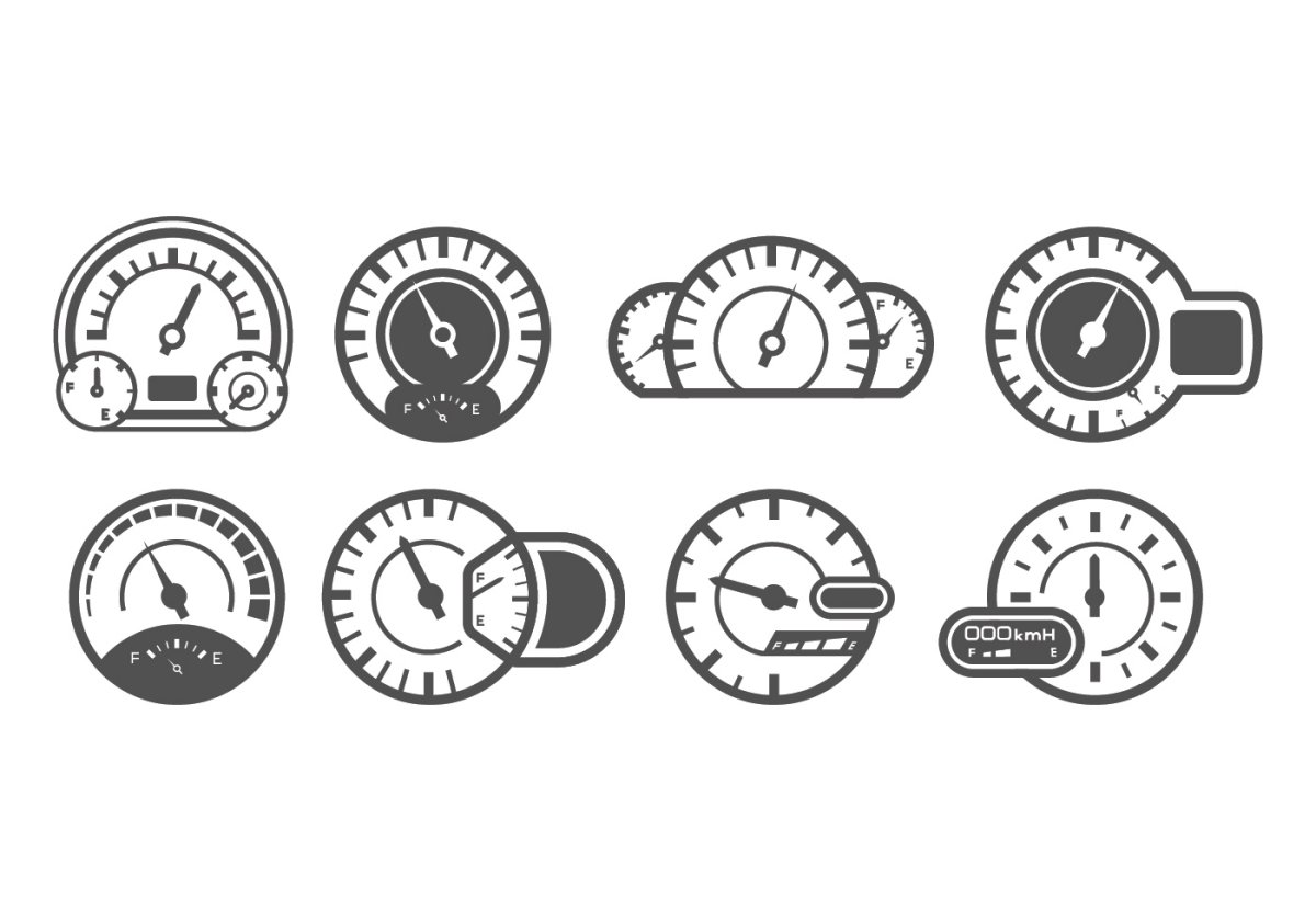 Раскраска спидометр