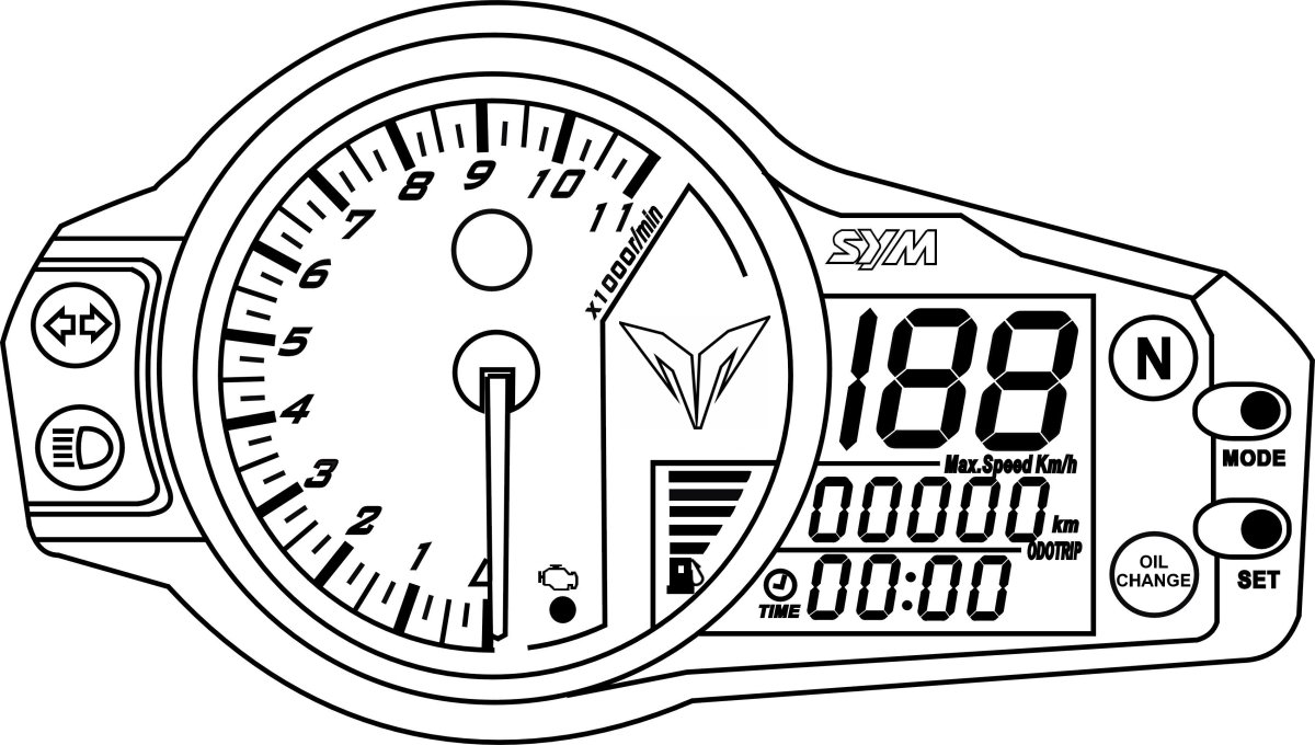 Спидометр эскиз