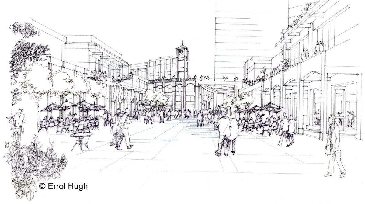 Скетч улица