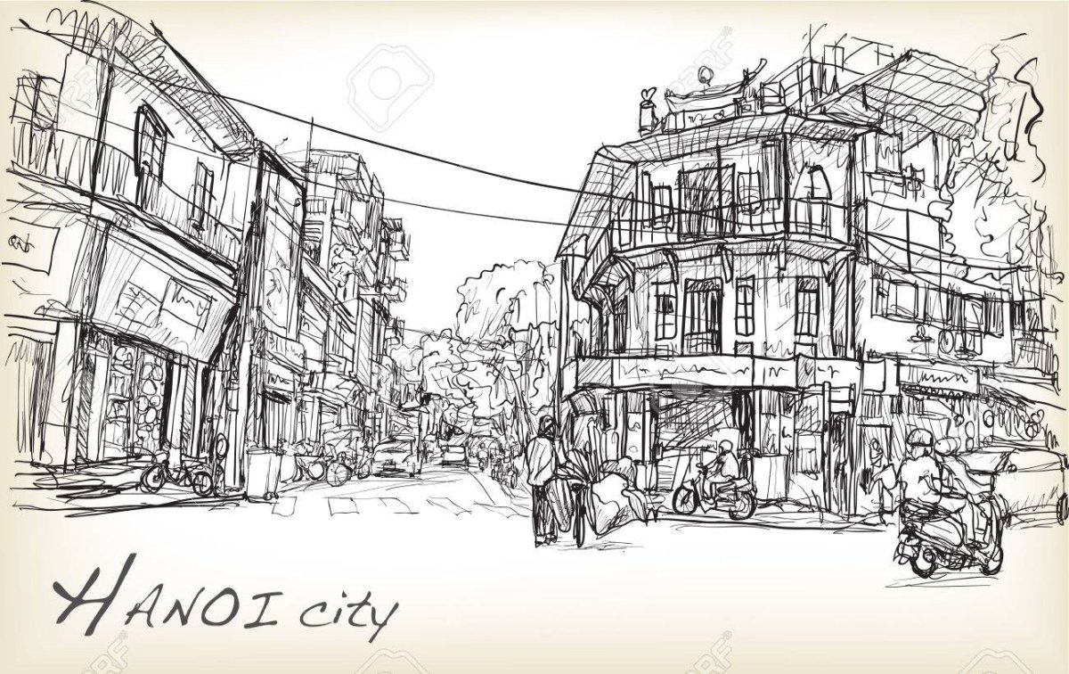 Ханой вектор рисунок