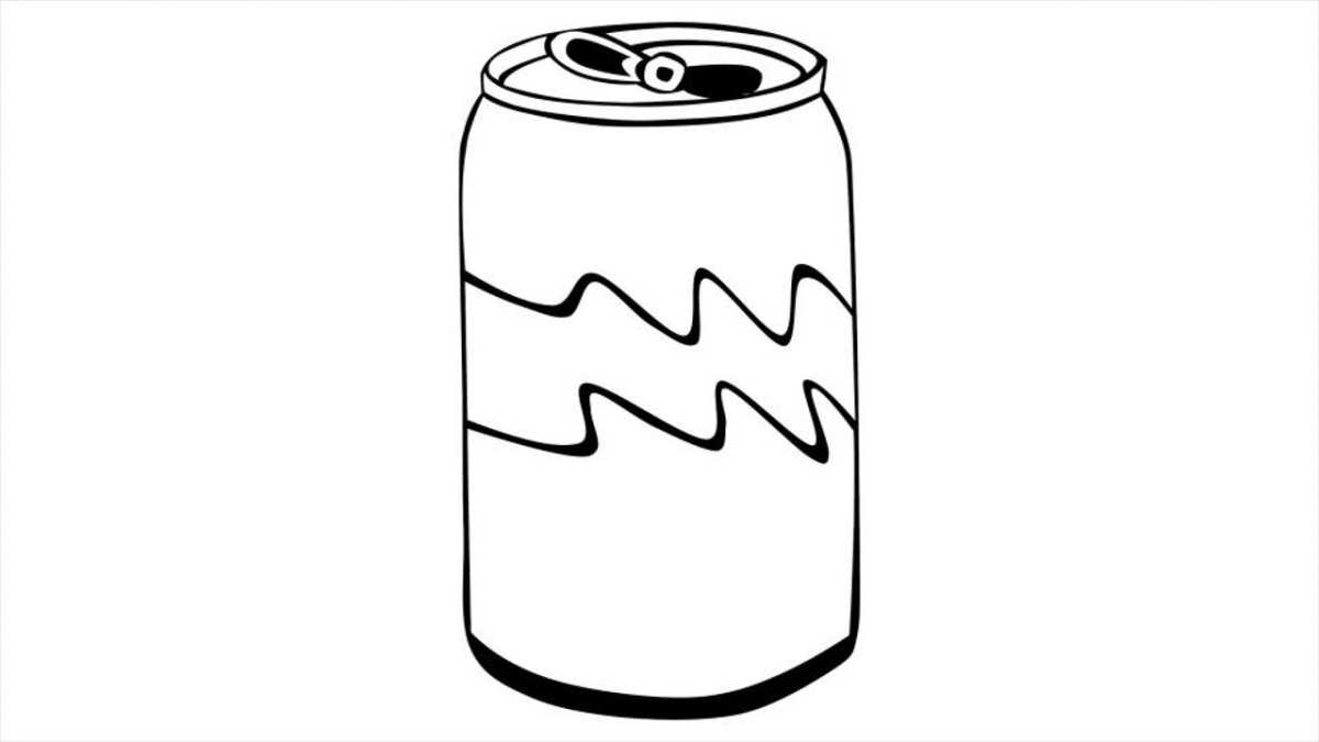 Раскраска газировка