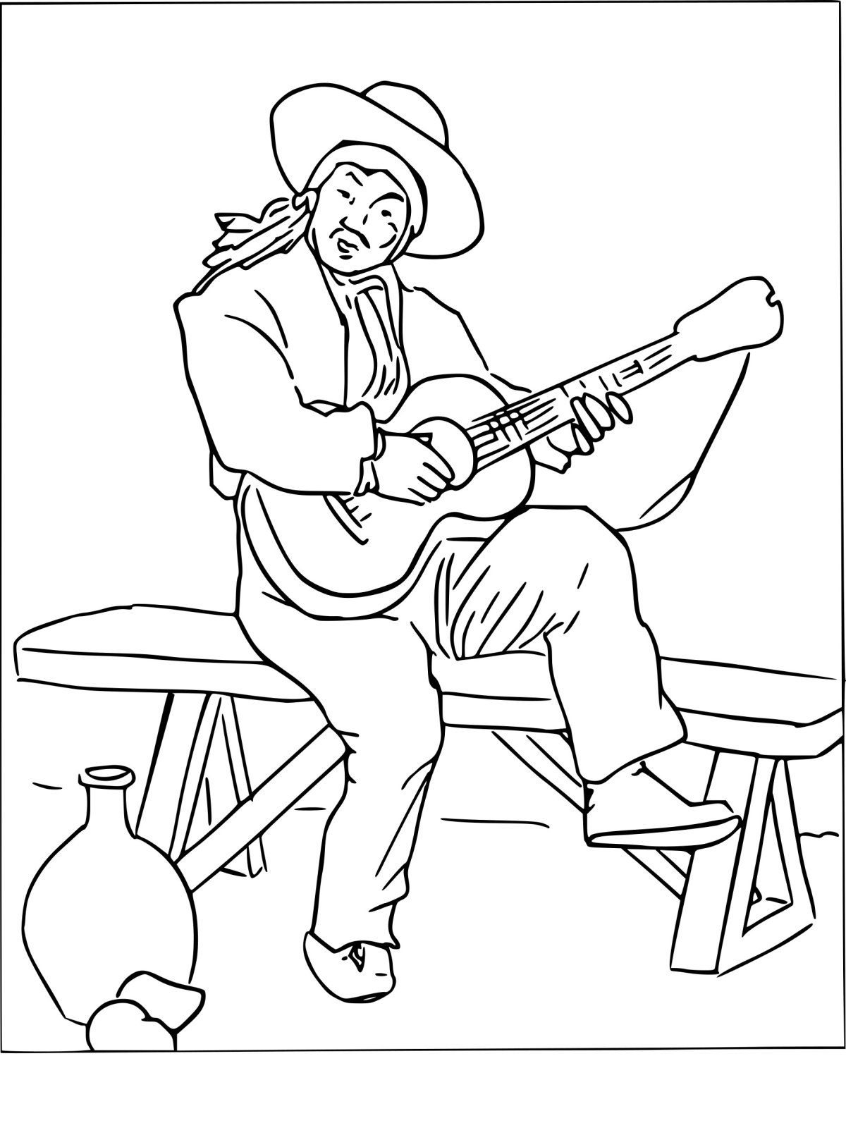 Раскраска восточные танцы