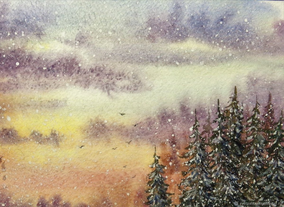 Фет на рассвете иллюстрация