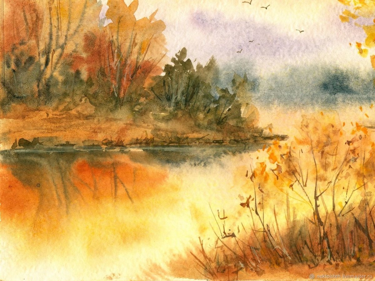 Юшкевич Виктор Николаевич река пейзаж