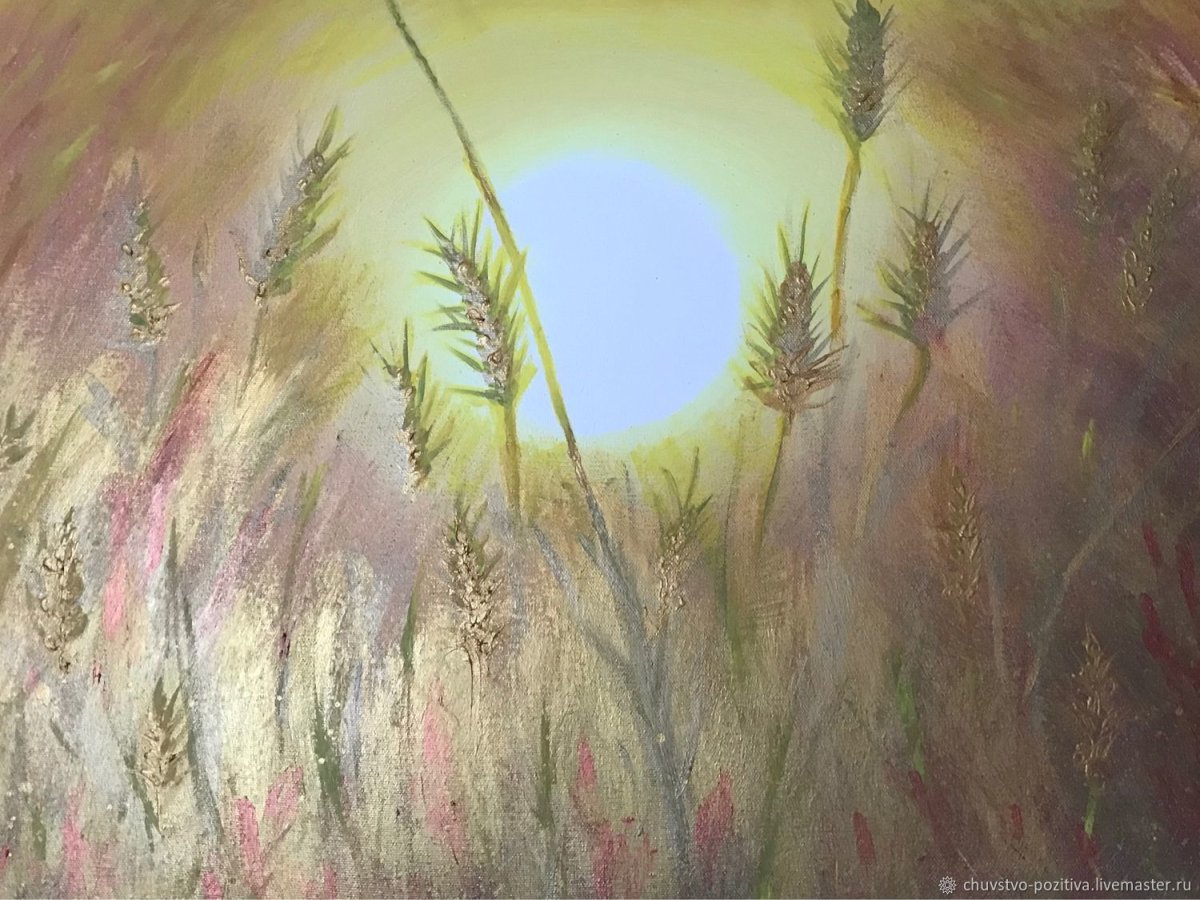 Восход пастелью