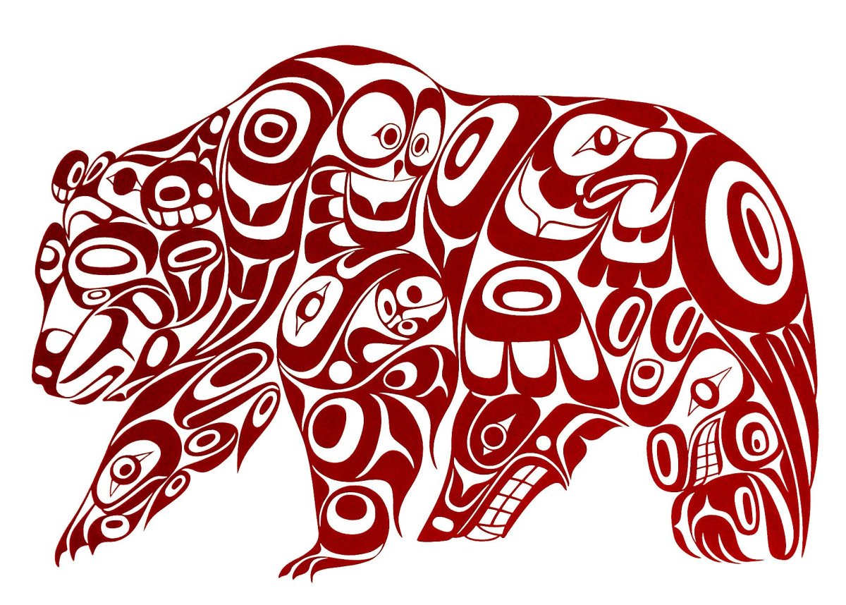 Медведь орнамент