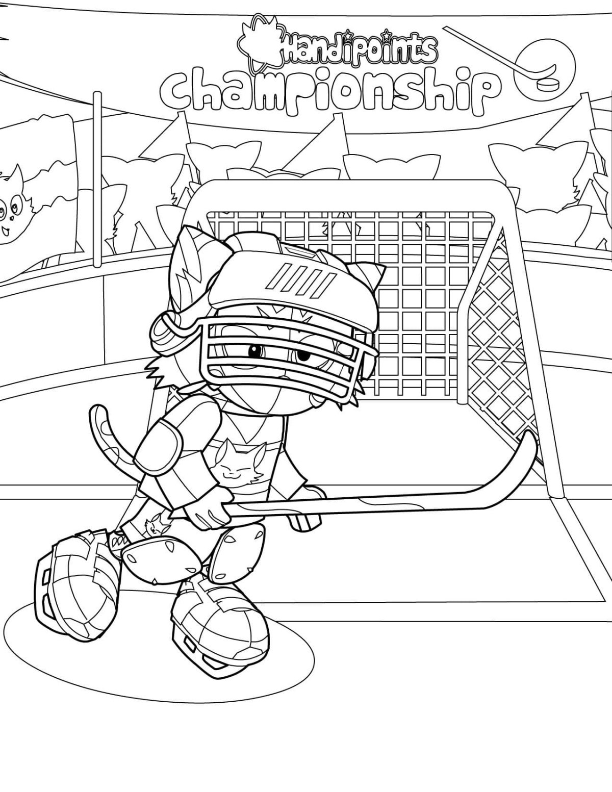 Раскраски хоккей НХЛ