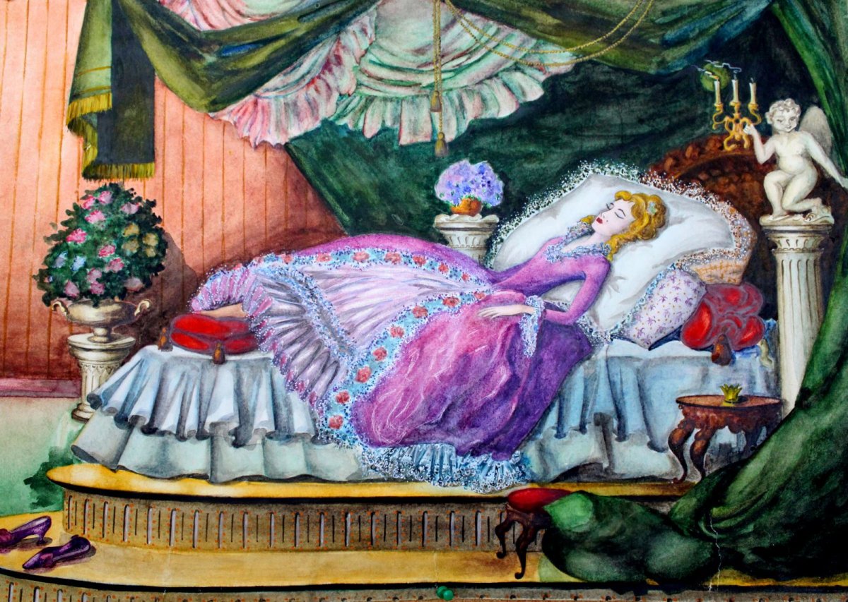 Художник Лиа Селина спящая красавица