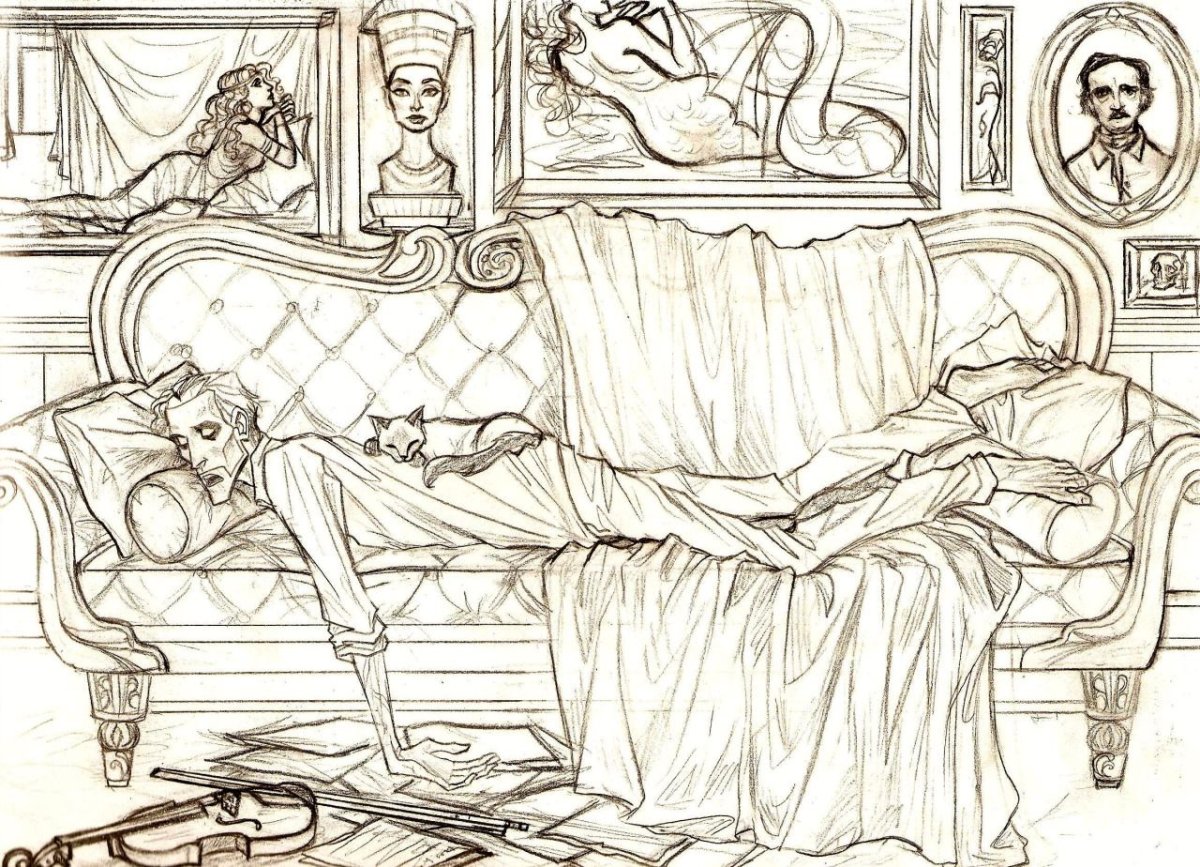 Иллюстрация к произведению спящая красавица