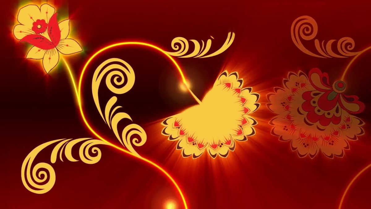 Футаж народный узор