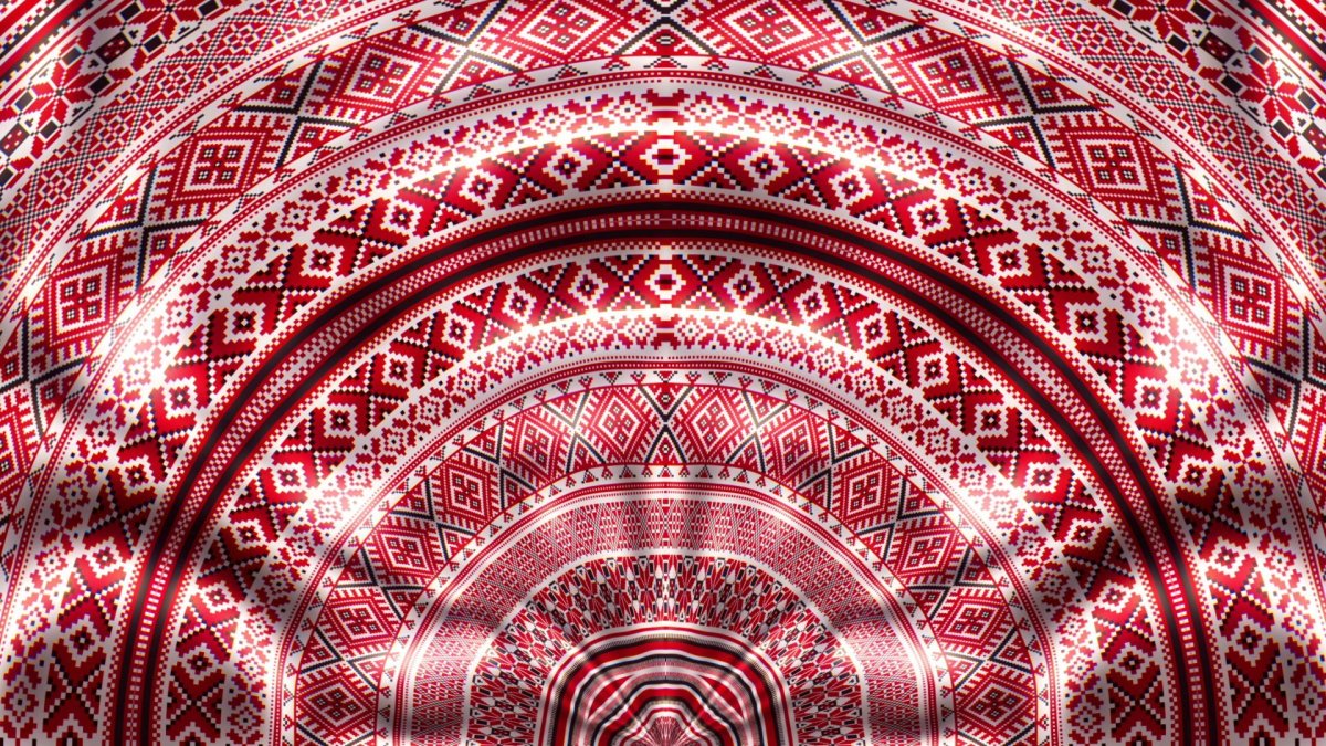 Фон народный стиль