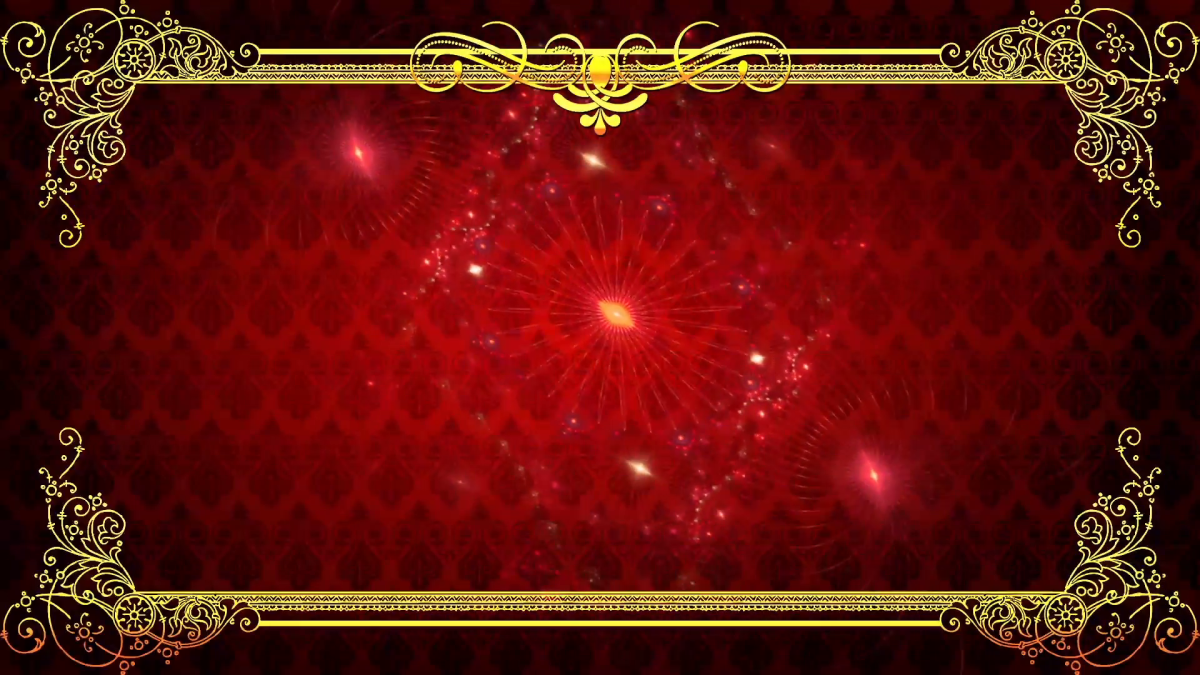 Золотой орнамент на Красном фоне