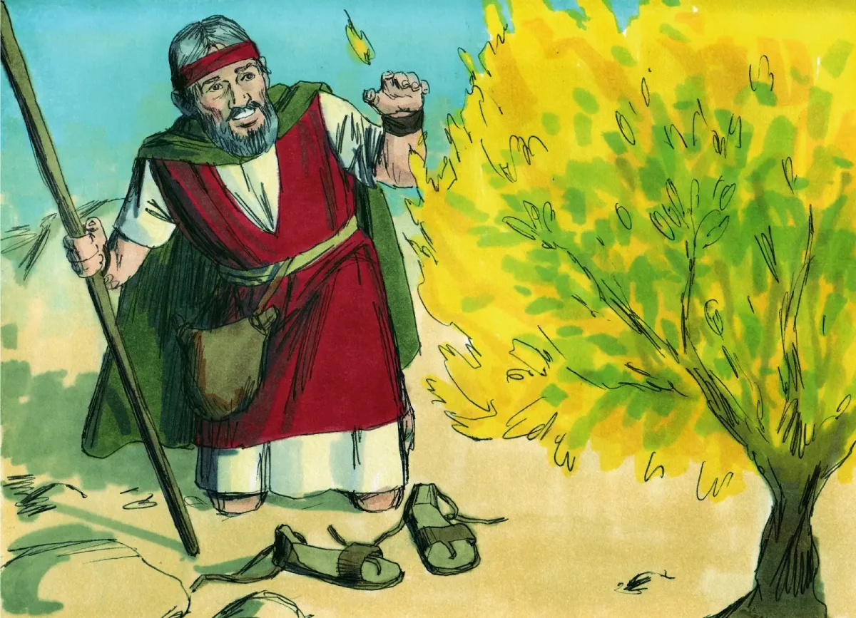 Моисей и горящий куст