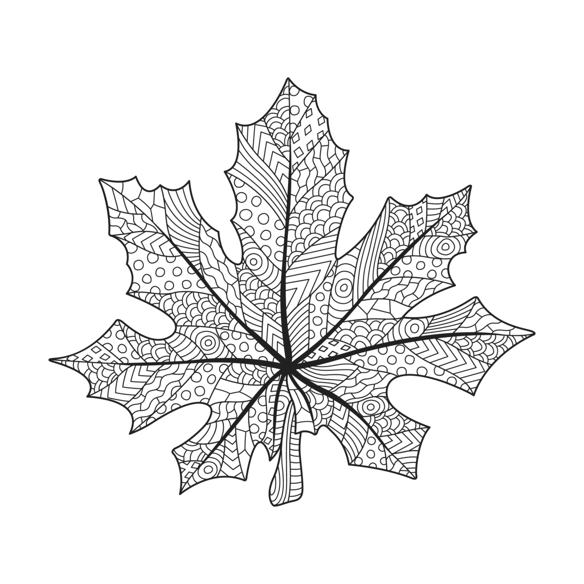 Разукрашенные листья