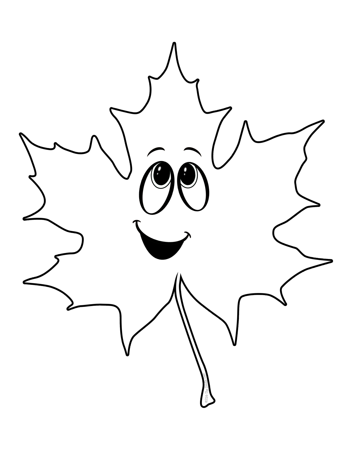 Аппликация кленовый лист