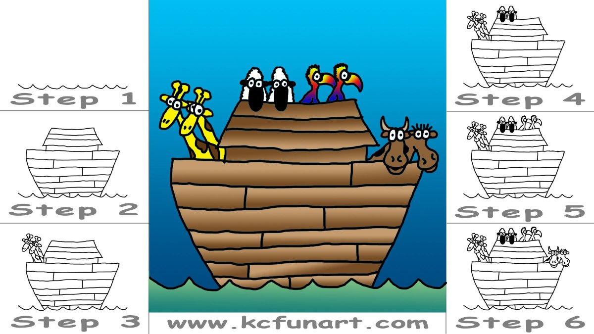 Животные по парам картинки раскраски Ноев Ковчег