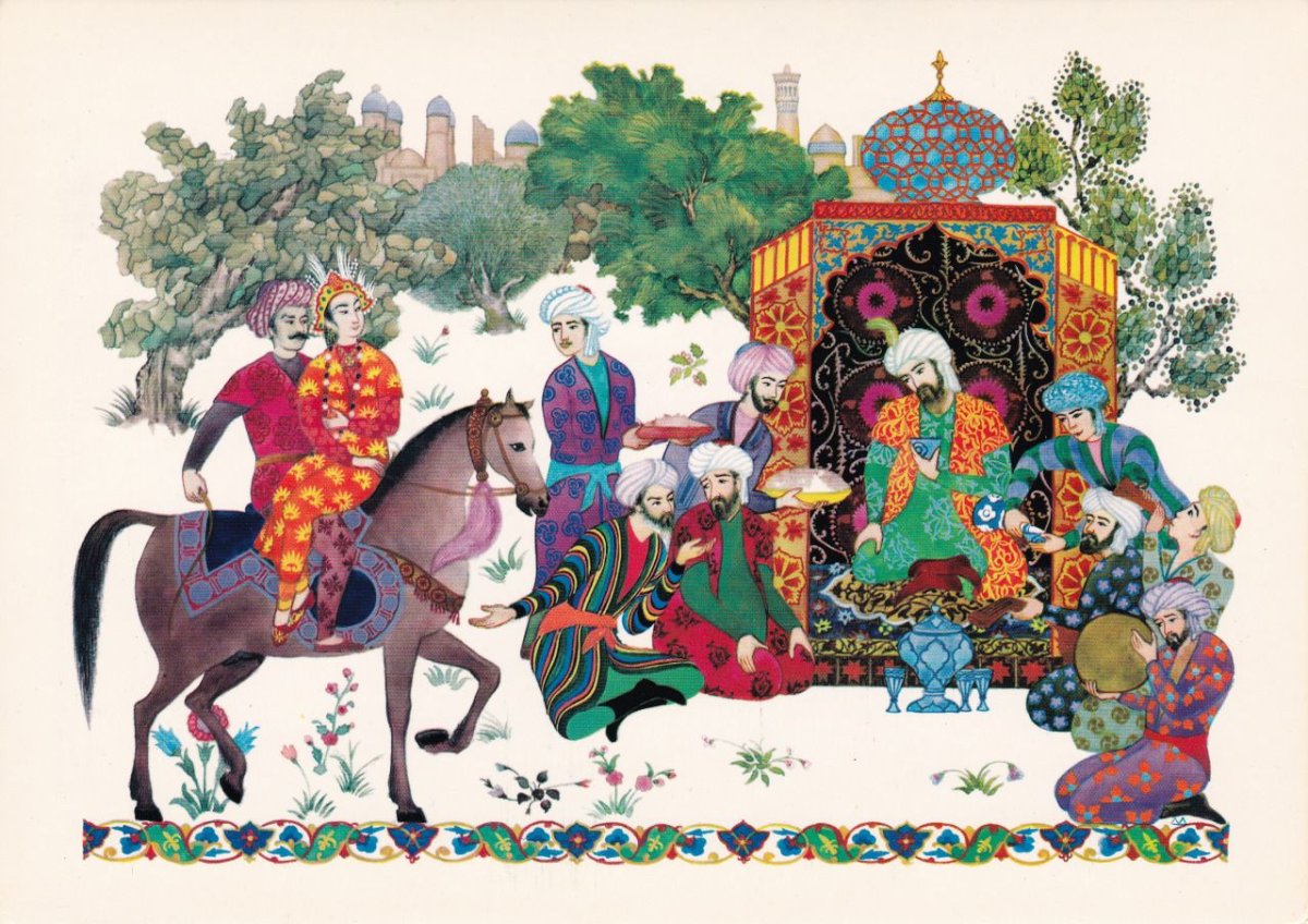 Ходжа Насреддин рисунок