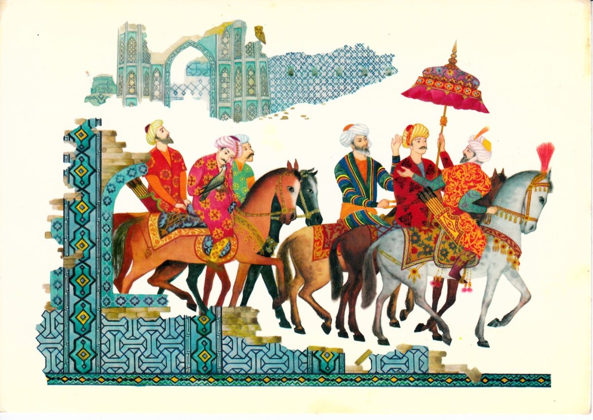 Ходжа Насреддин иллюстрации