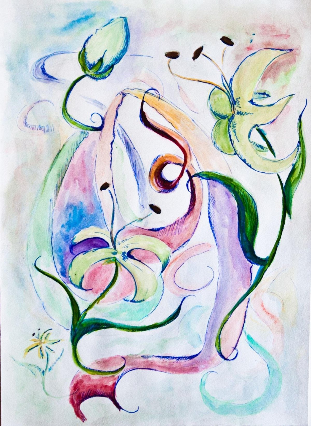 Вальс цветов иллюстрации