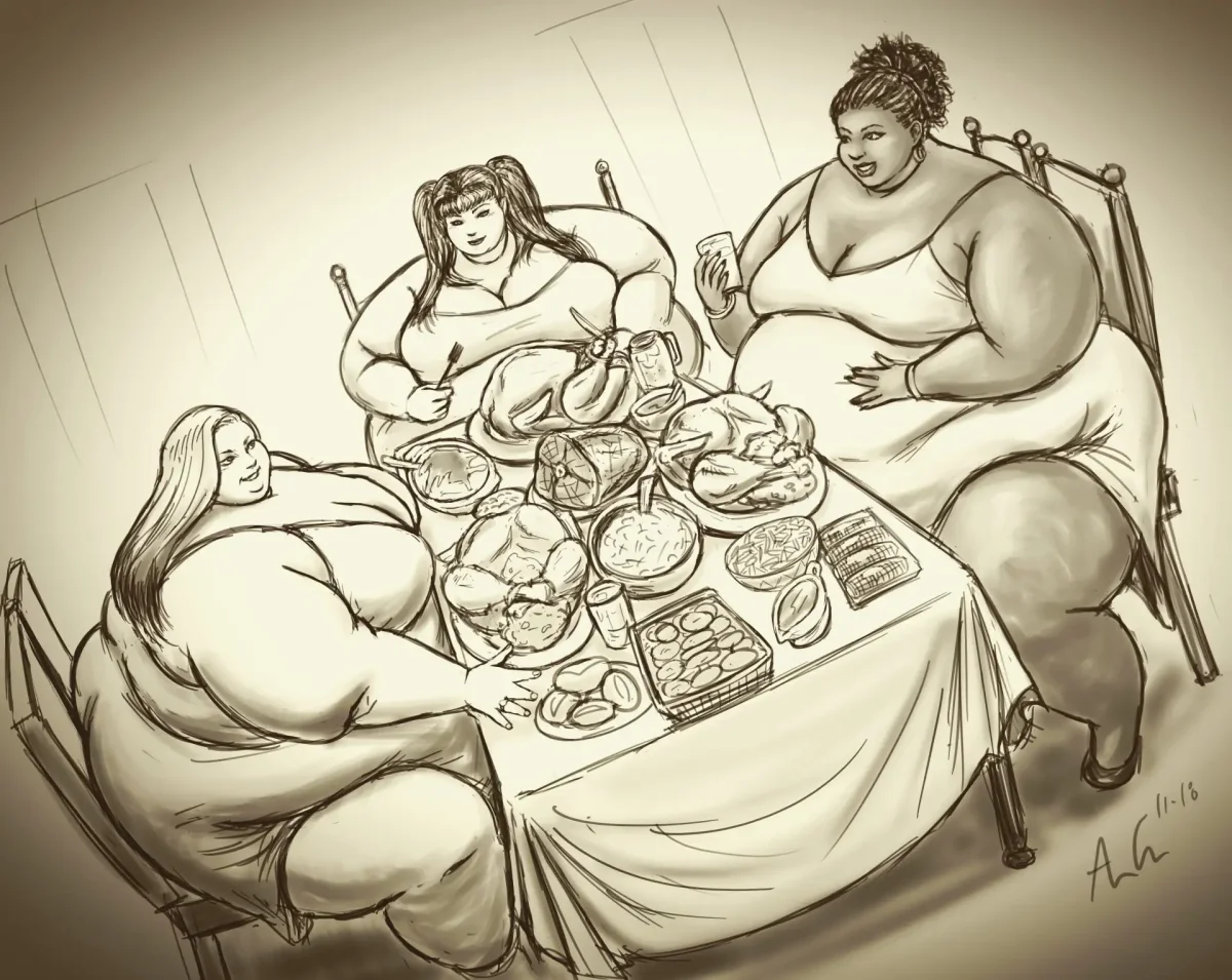 Фидеризм раскармливание аниме