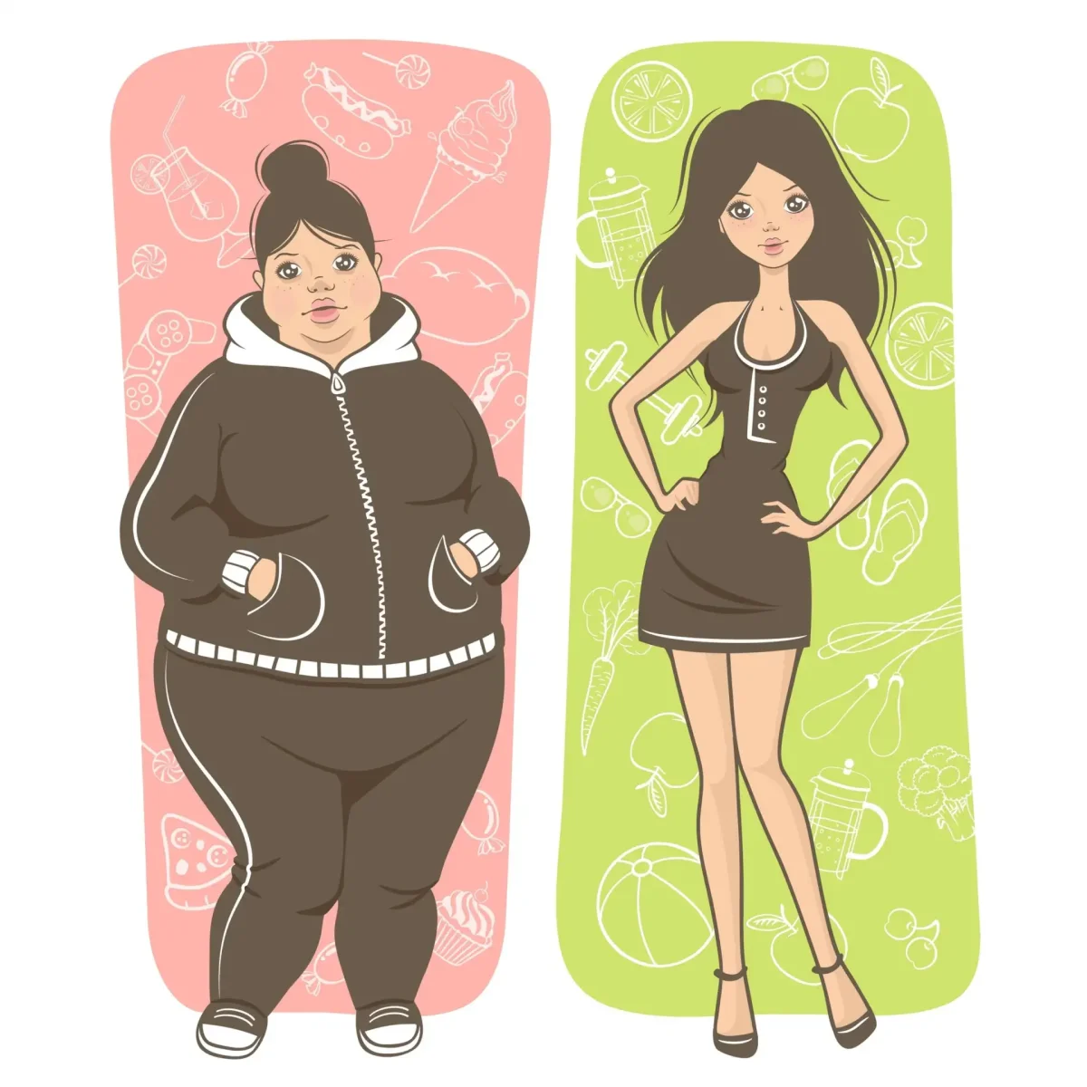 Похудение мультяшное