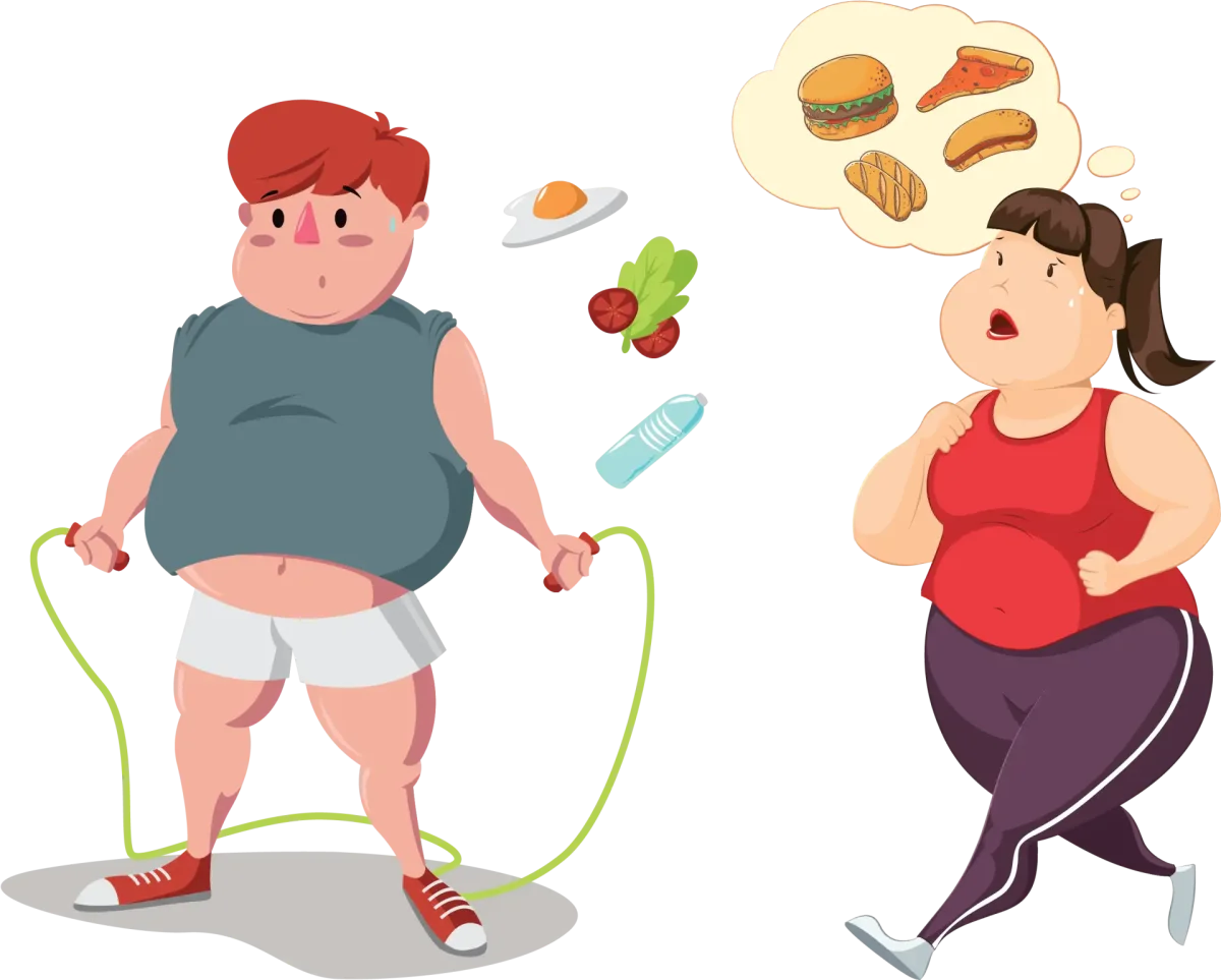 Ожирение рисунок