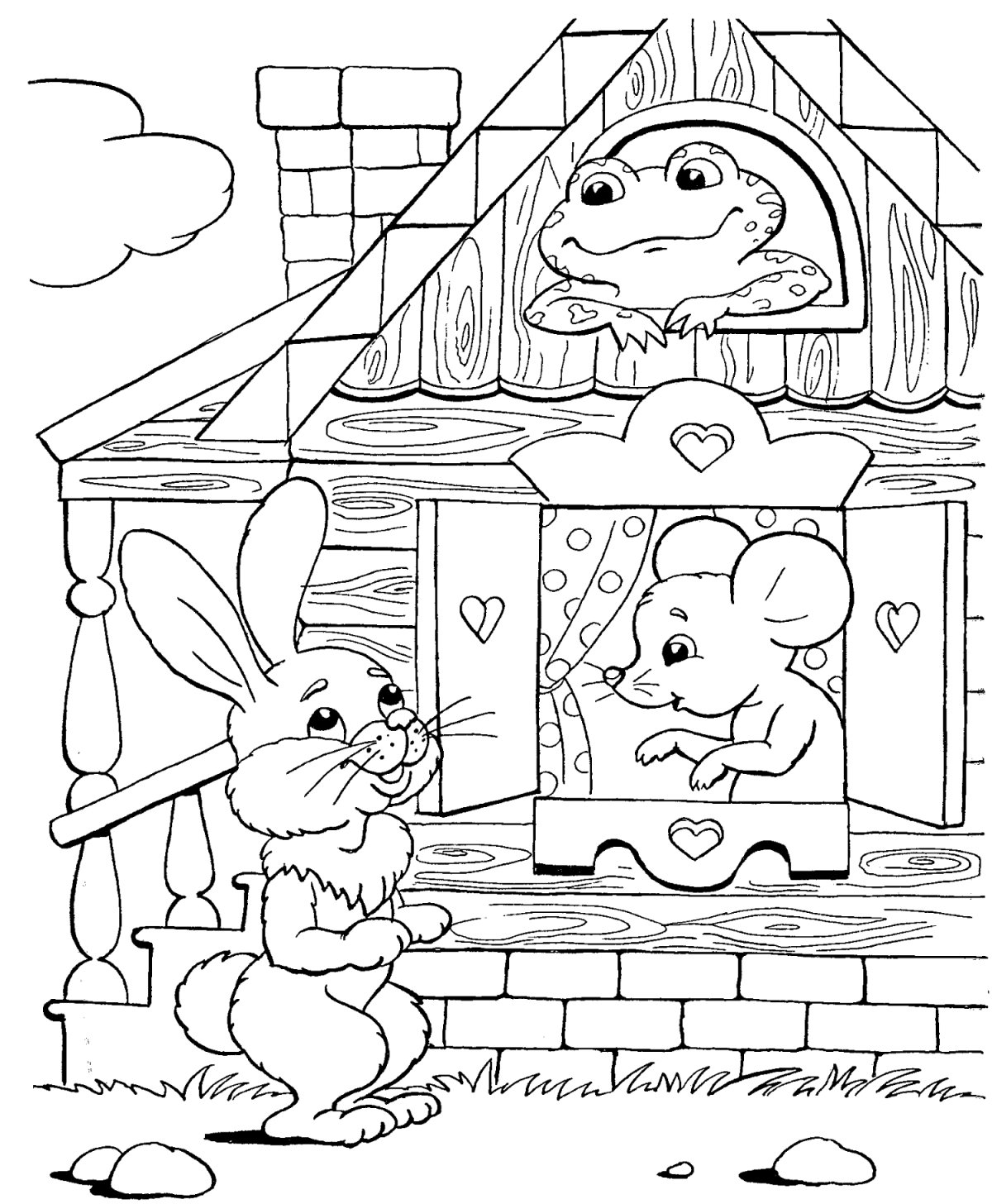 Разукрашки Сильвания Фэмили