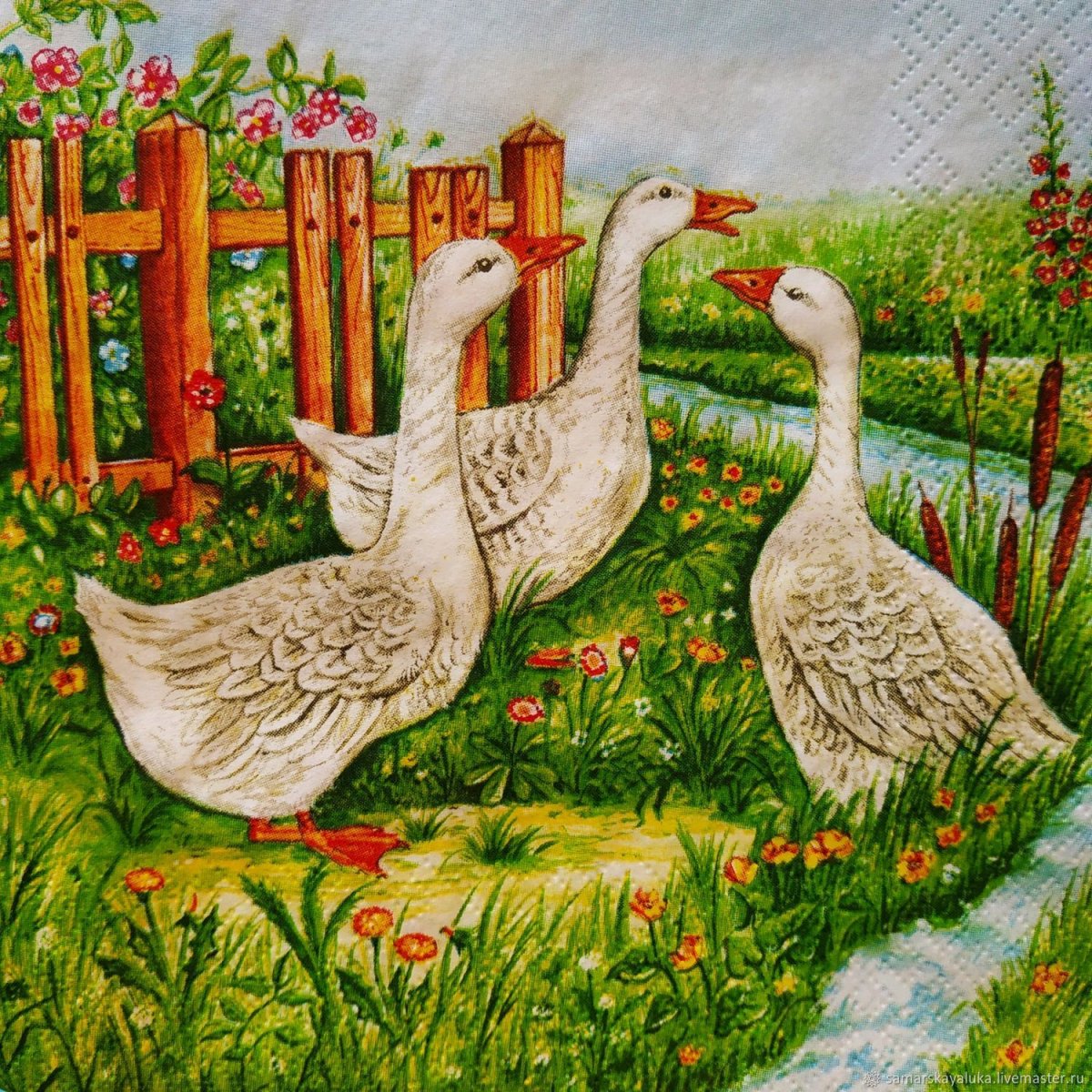 Гусь иллюстрация