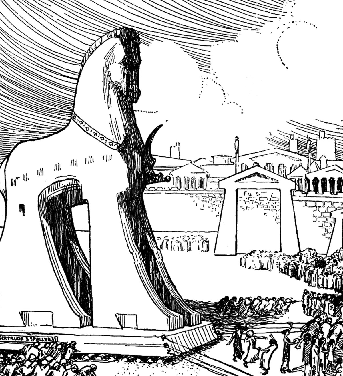 Иллюстрация к Троянской войне