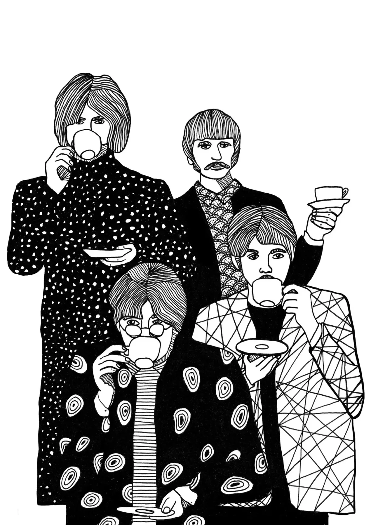 Группа the Beatles арт
