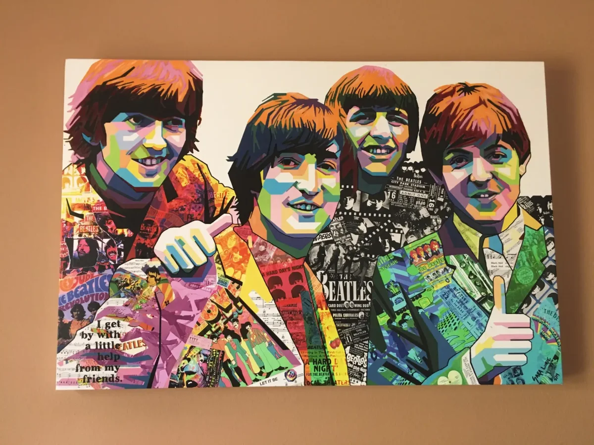 Битлз рисунки