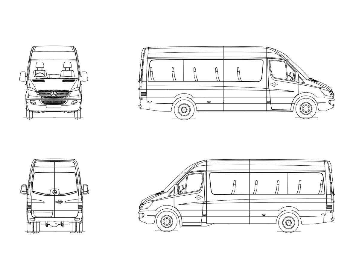 Mercedes Vito vector