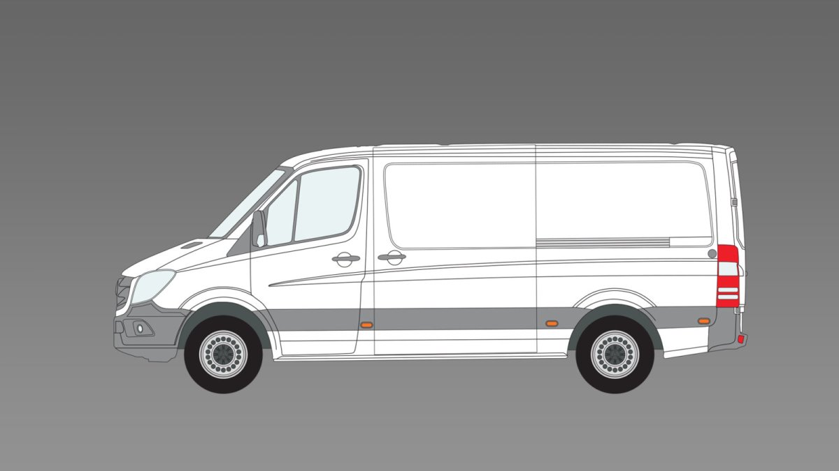 Раскраска Мерседес v класс