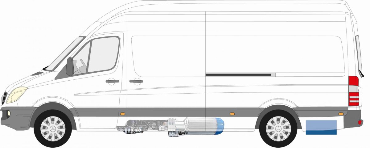Микроавтобус Мерседес Спринтер вектор