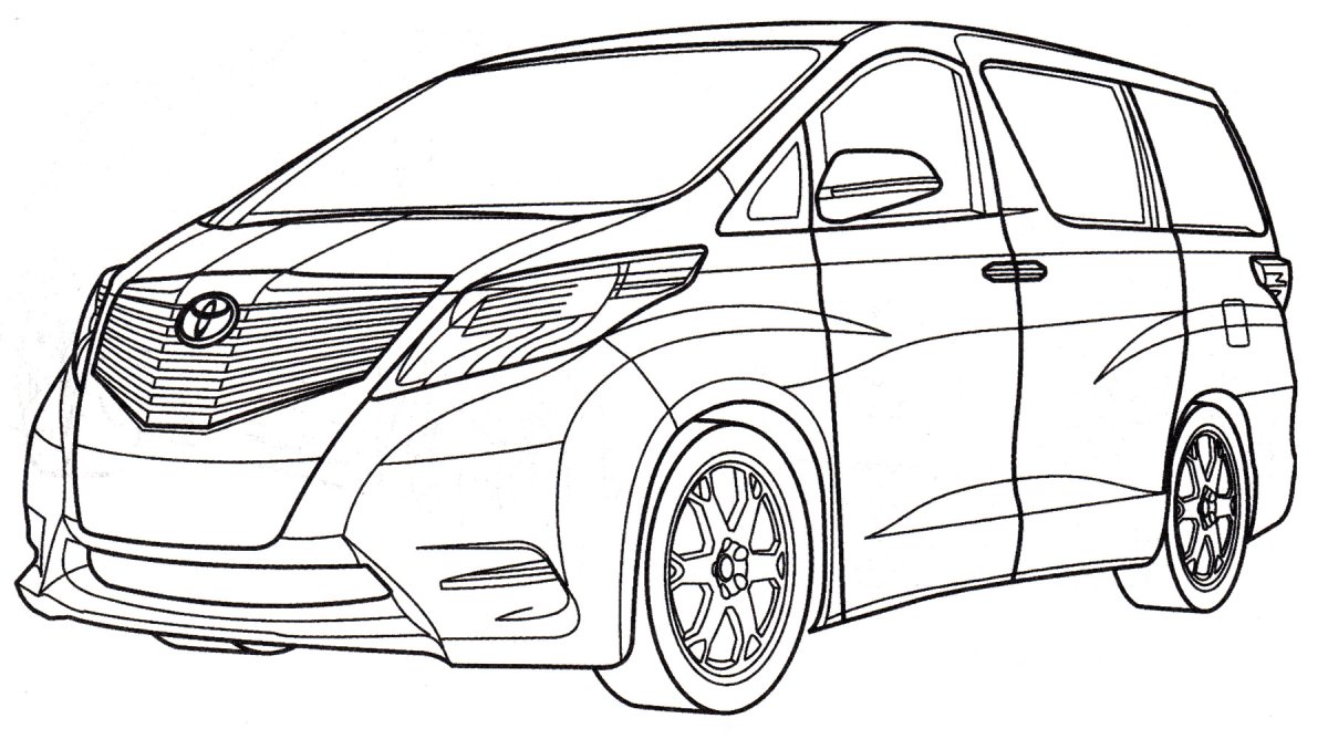 Раскраска Газель 3302 грузовая