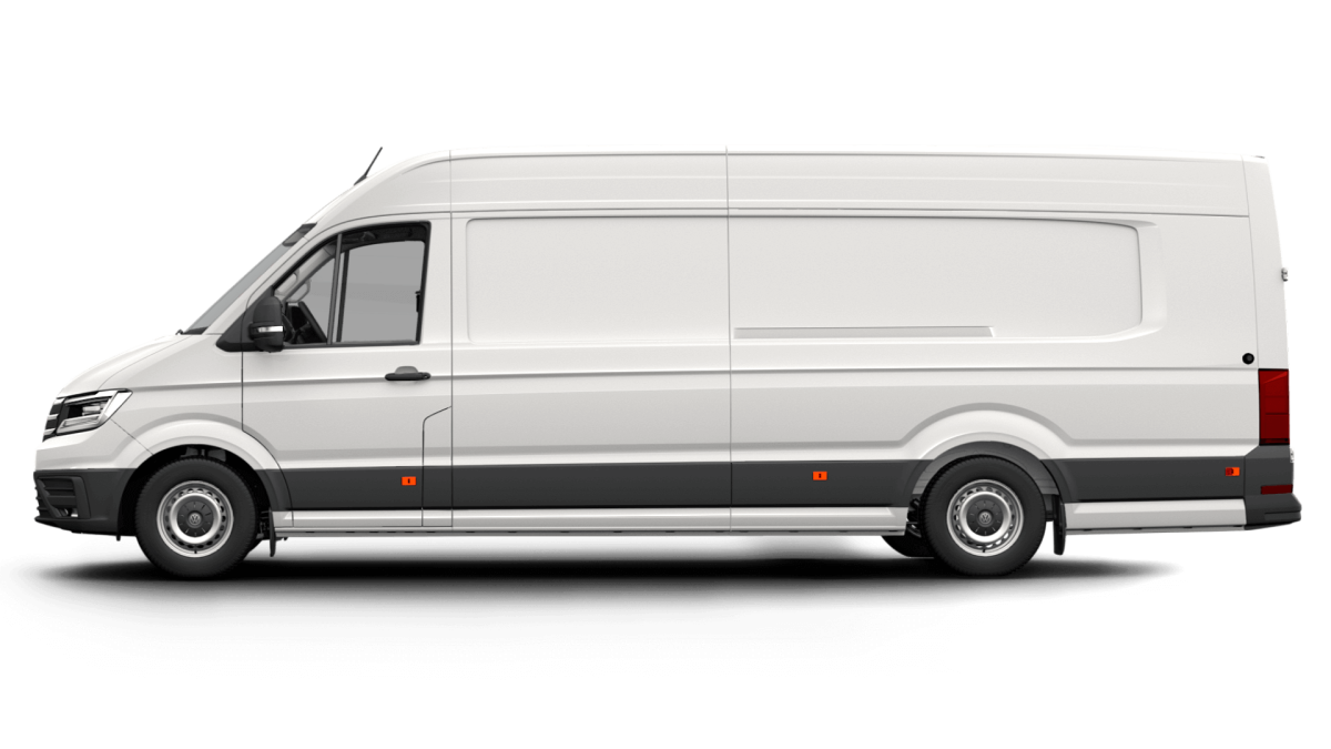 Микроавтобус вектор сбоку