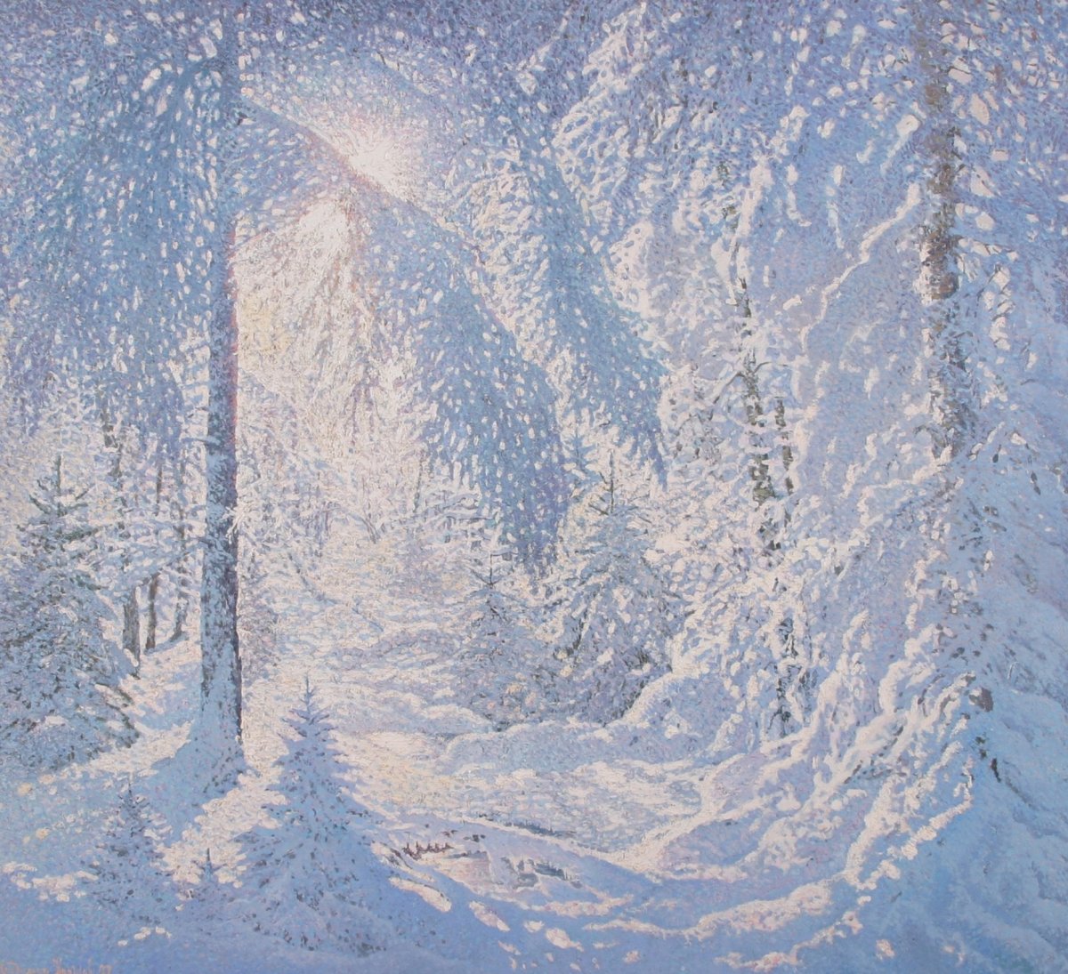 Владимир Крылов зима живопись