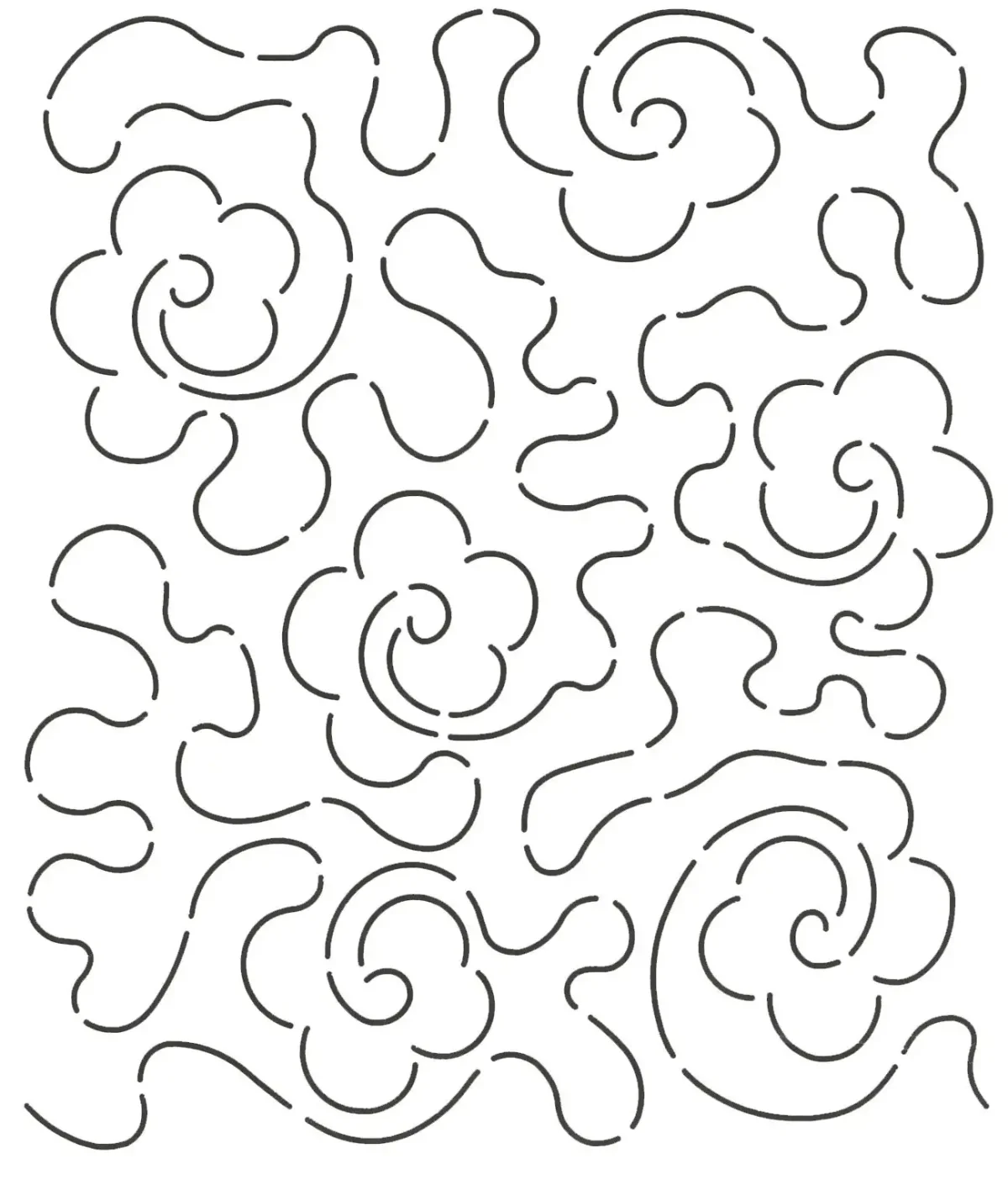 Трафареты для Стежки