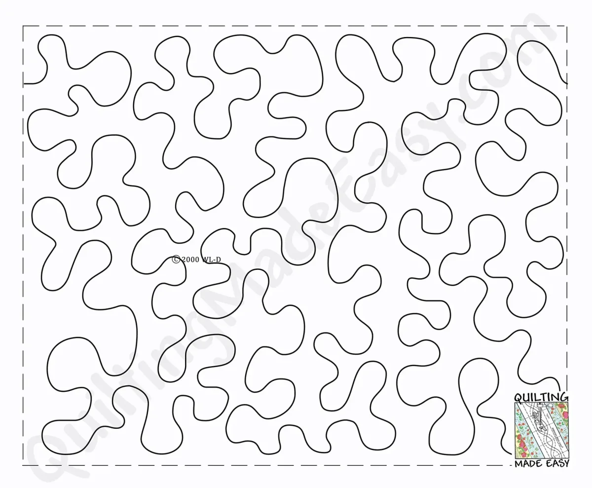 Трафарет для Стежки ткани