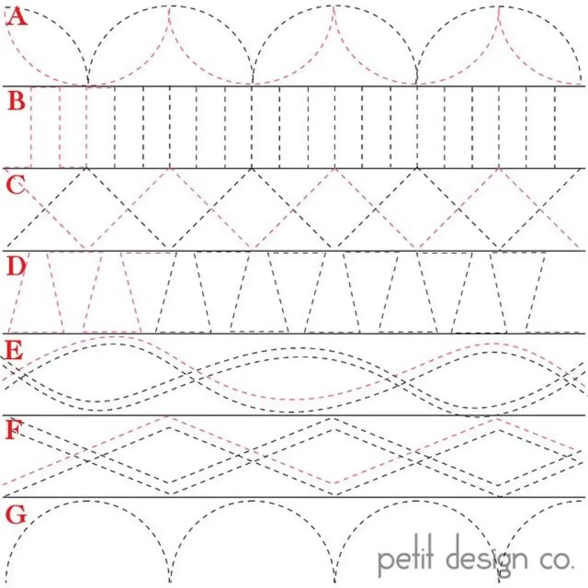 Схемы машинной Стежки для начинающих