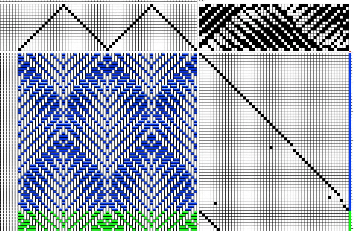 Фенечка косового плетения