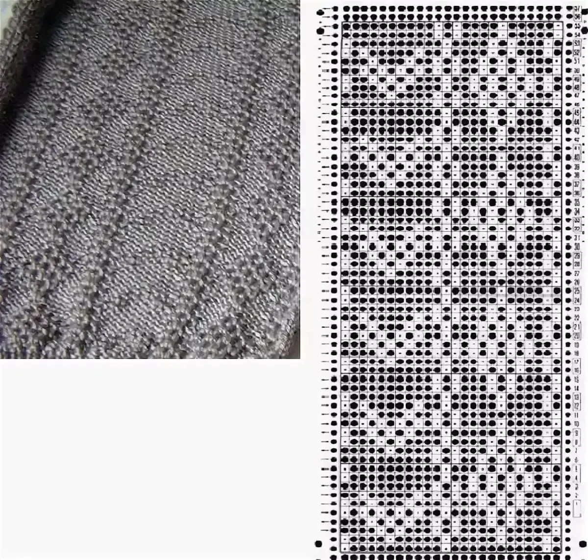 Перфокарты для вязальных машин Бразер 5 класса жаккард