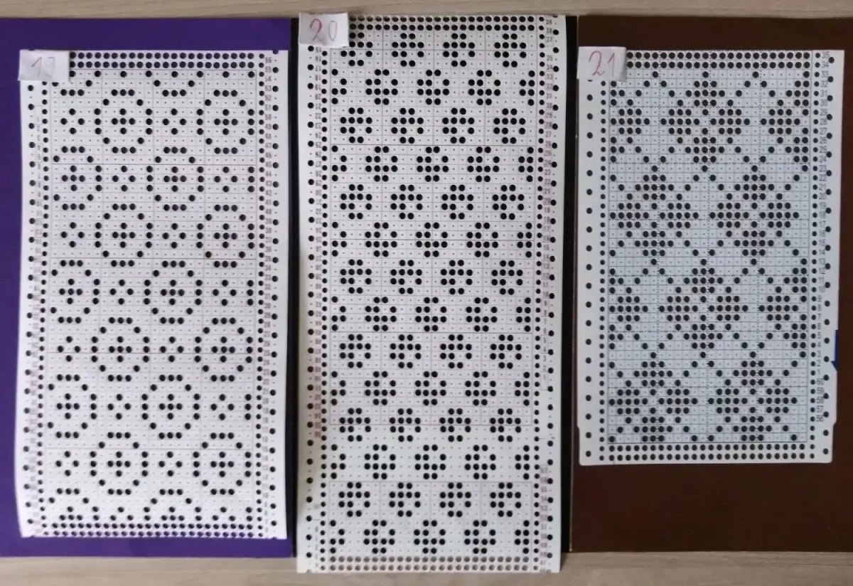 Ленивый жаккард спицами Аверчева