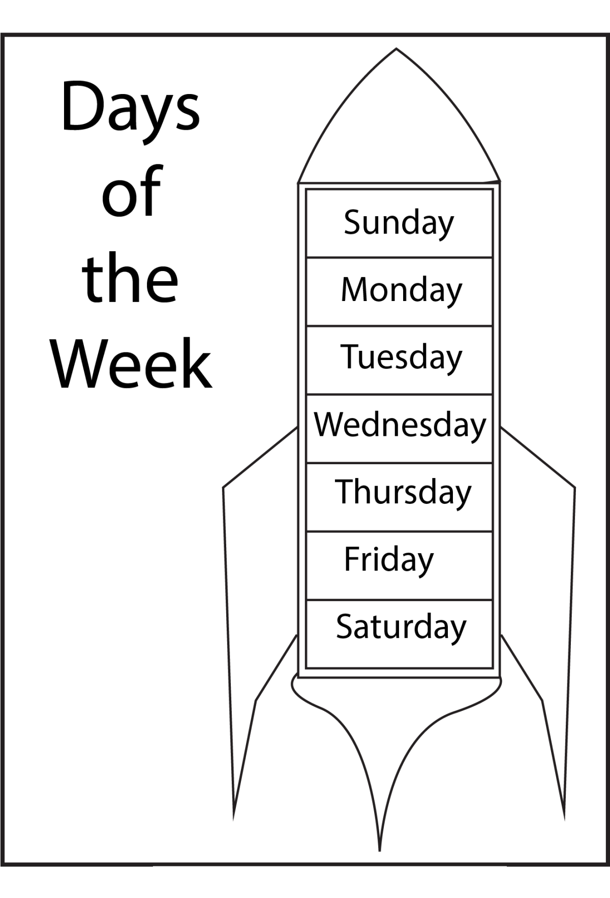 Английский язык Days of the week