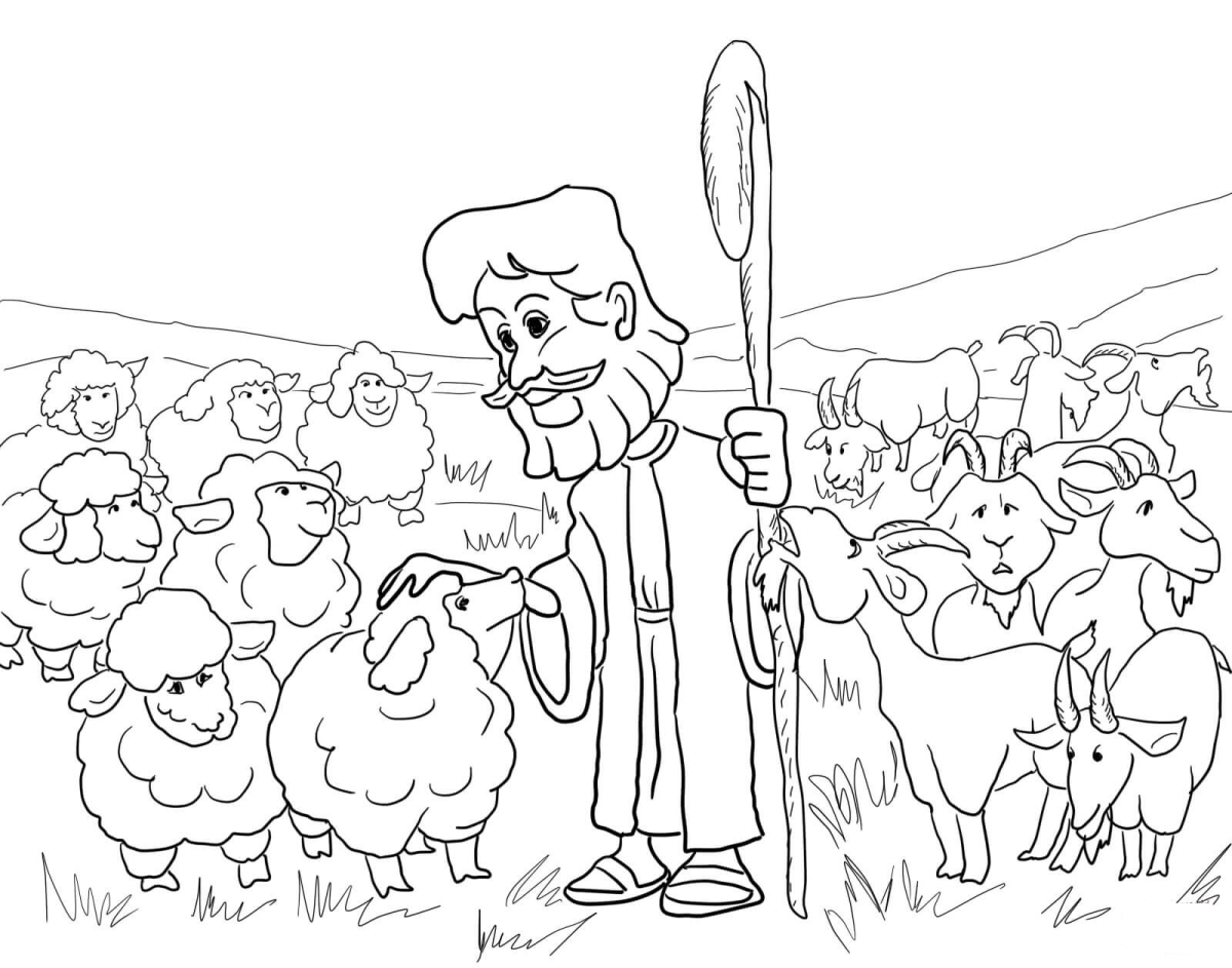 Пастух рисунок