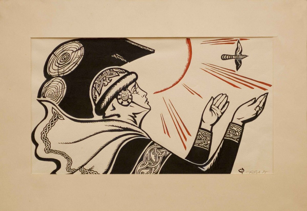 Князь Игорь и Ярославна рисунок