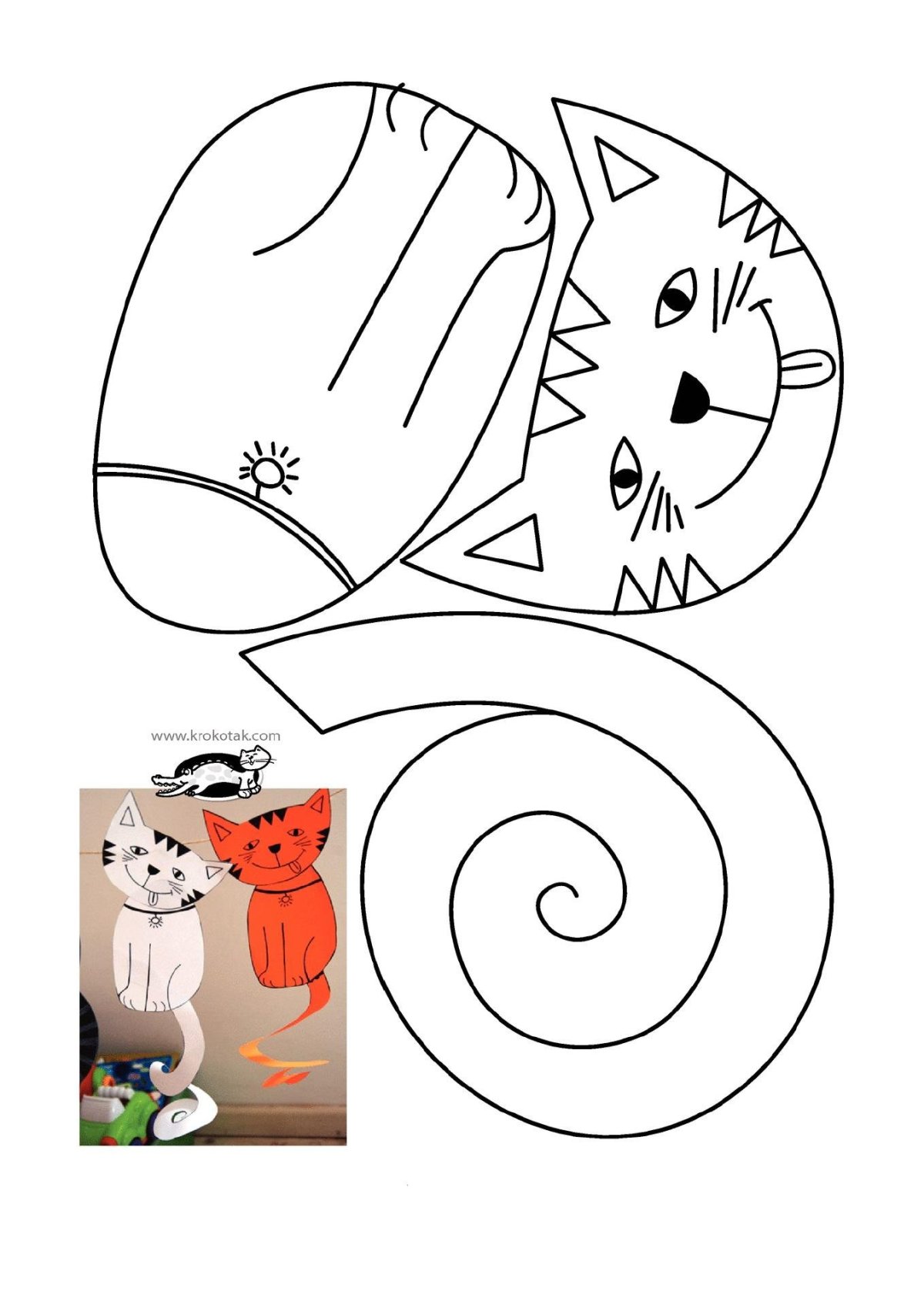 Крокотак птичка в шапке